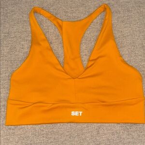 SET Active Women's Sports Bra in Mustard Yellow